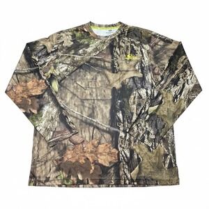 Mossy Oak Break-Up Country Camo Long Sleeve Shirt Men's Large L Hunting Fishing